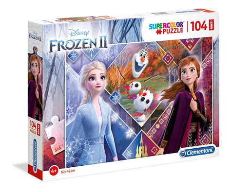 Disney Frozen Pi Ces Supercolor Puzzle Clementoni