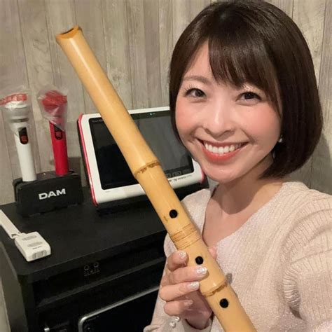 小尾渚沙さんのインスタグラム写真 小尾渚沙instagram「空き時間に、カラオケで尺八の練習をしてきました🪈 ️ 今練習している課題
