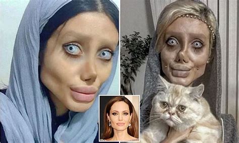 Sahar Tabar Iranian Angelina Jolie Instagram Star Has 50 Surgeries To