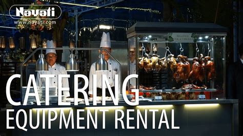 Catering Equipment Rental In Garden Party Youtube