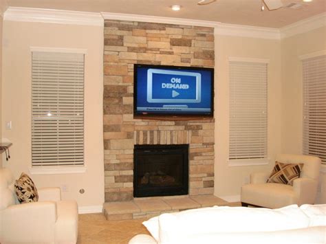In fact, they consistently appear at major hearth and design trade shows, though many in the hearth industry dislike these installations. Beautiful Wall Mount Tv Stone Fireplace Wall Mounting Tv ...