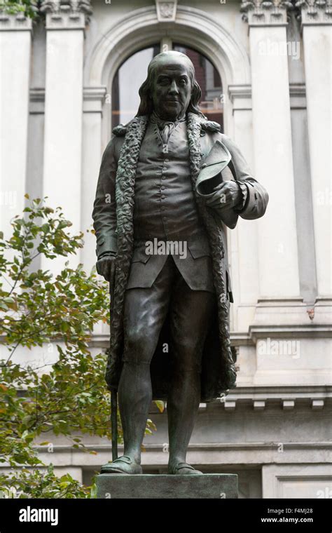 Statue Of Benjamin Franklin In The Grounds Of The Old Latin School