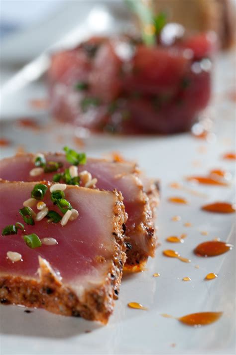 Mi-cuit de thon frais au sésame Recette