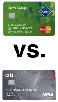 Sam's club credit card app. Sam's Club Credit Card vs. Costco Anywhere Card by Citi