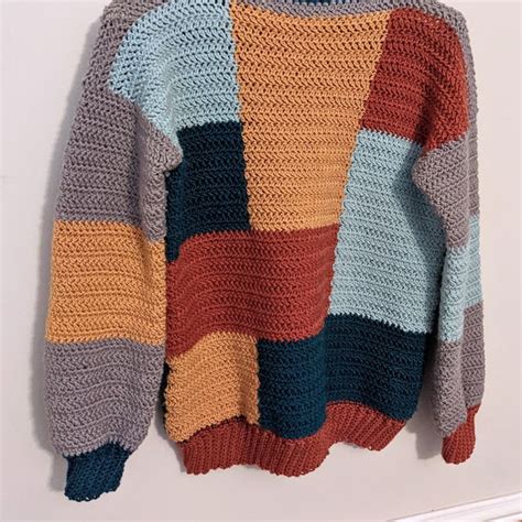 Crochet Color Block Etsy