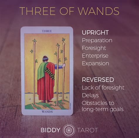 Three Of Wands Tarot Card Meanings Biddy Tarot