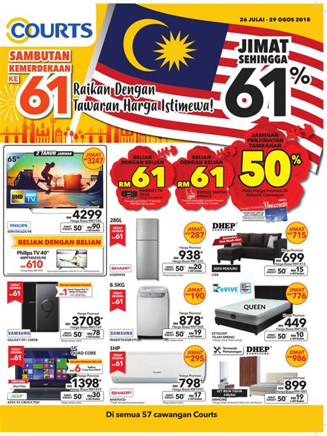When it happens, simply come to picodi and browse the deals. COURTS Promotion Catalogue at East Malaysia (26 July 2018 ...