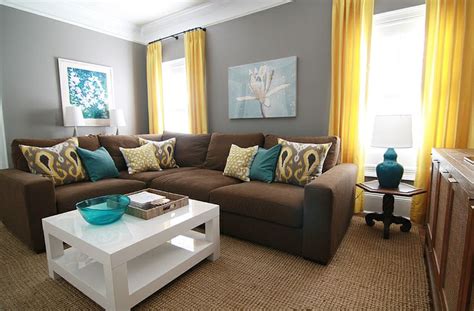 Gray Brown And Yellow Decorating My Living Room Pinterest