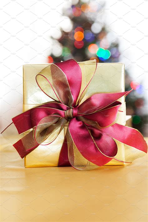 Elegantly Wrapped Christmas T ~ Holiday Photos ~ Creative Market