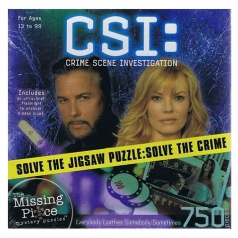 Csi Crime Scene Investigation Solve The Crime Jigsaw Puzzle Walmart
