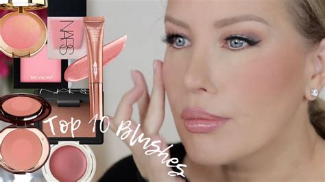 Top 10 Favorite Blushes Try On W Swatches Risa Does Makeup 2020 Youtube