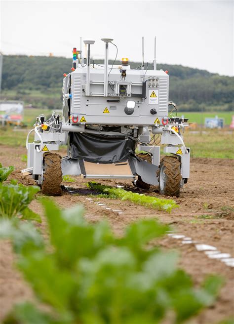 Agricultural Robot Bonirob In Action Bosch Media Service