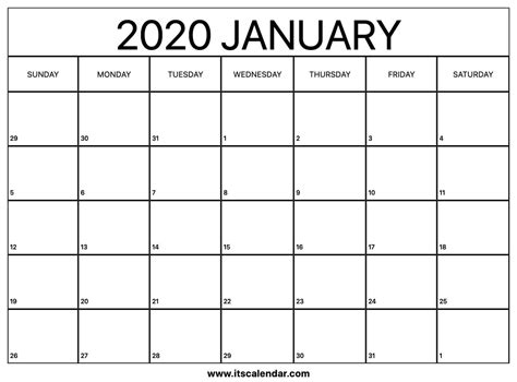 Printable 2020 And 2020 Calendars Calendar Templates