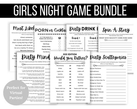 girls night games virtual game night virtual girls night girls night game pack ladies night