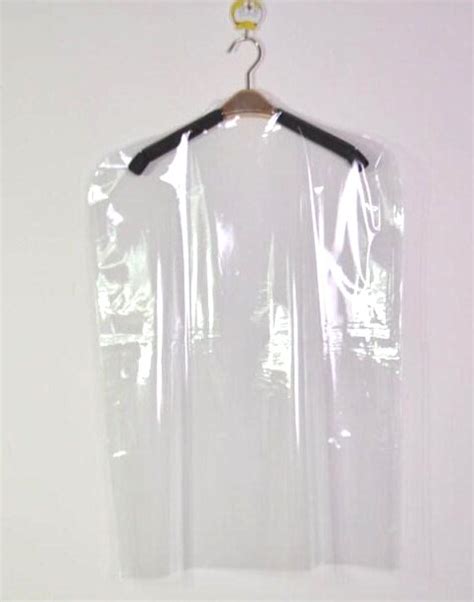 Clear Polythene Garment Covers Clothes Suit Dress Plastic Dry Cleaner