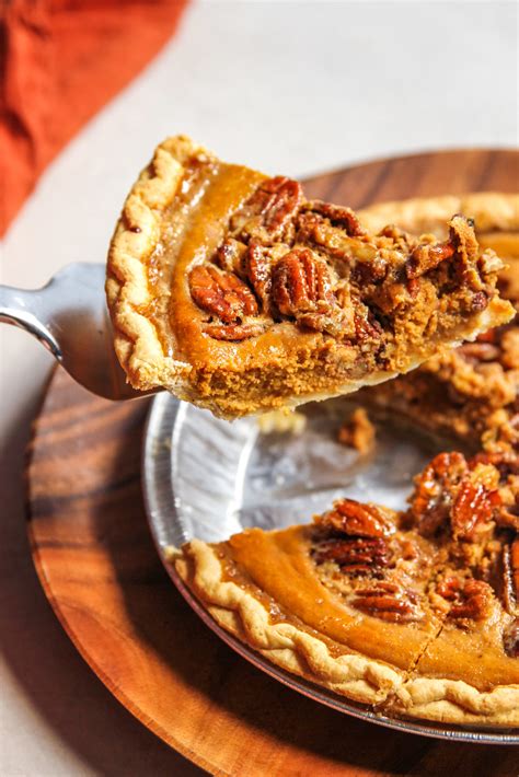 Pumpkin Pecan Pie Recipe Sweetphi