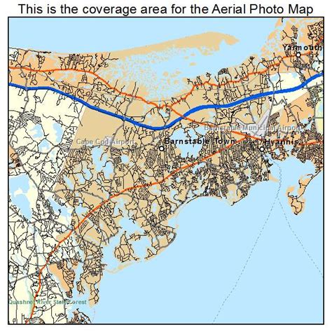 Aerial Photography Map Of Barnstable Town Ma Massachusetts