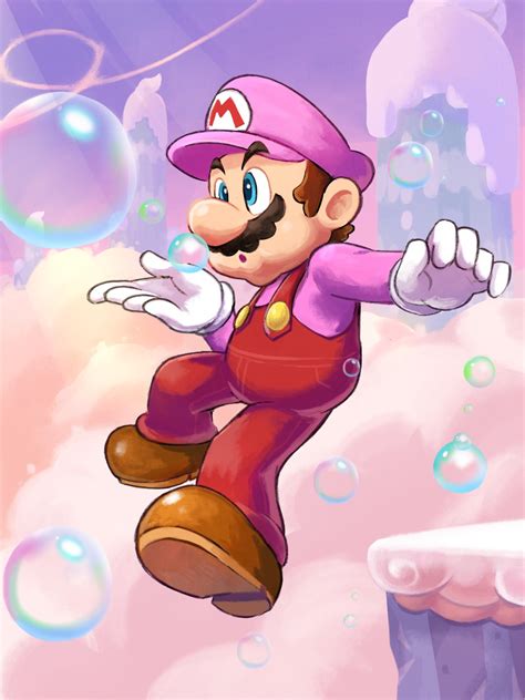 Mario And Bubble Mario Mario And More Drawn By Ya Mari Danbooru