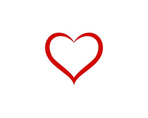 Love Heart Logo And Symbol Vector 623220 Vector Art At Vecteezy