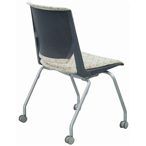 Very provides individual comfort and support with universal appeal. Haworth Very Used Stack Chair, Dark Gray | National Office Interiors and Liquidators