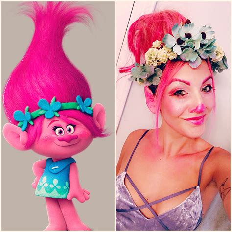 Princess Poppy Trolls Halloween Makeup Halloween Costumes Colors Halloween Tutu Costumes
