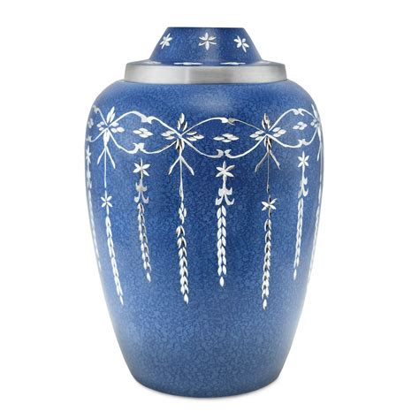 Blue Urns For Ashes Cherished Urns