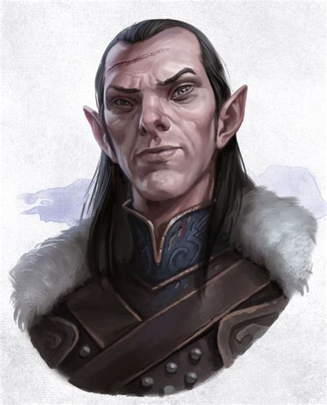 Curse Of Strahd 5etools Rahadin Character Portraits Male Elf
