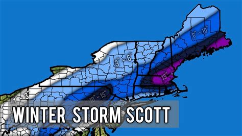 Major Winter Storm Scott Forecast Youtube