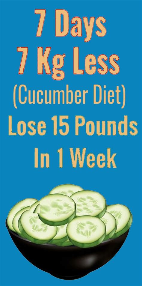 Lose 15 Pounds In 2 Weeks With This Amazing Cucumber Diet Cucumber