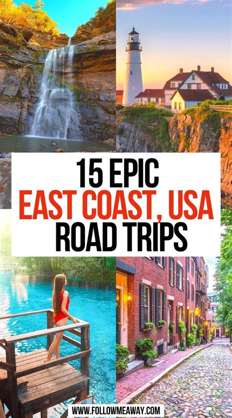 15 Epic East Coast Usa Road Trips Road Trip Packing Road Trip Europe