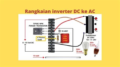 √ Cara Membuat Rangkaian Inverter Dc Ke Ac Tanpa Trafo