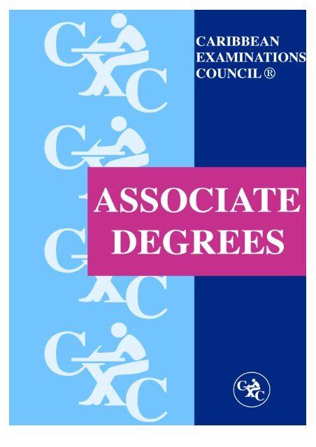 Associate Degree Handbook Caribbean Examinations Council