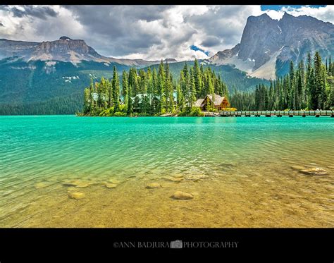 On Black Emerald Lake In Yoho National Park British Columbia Canada