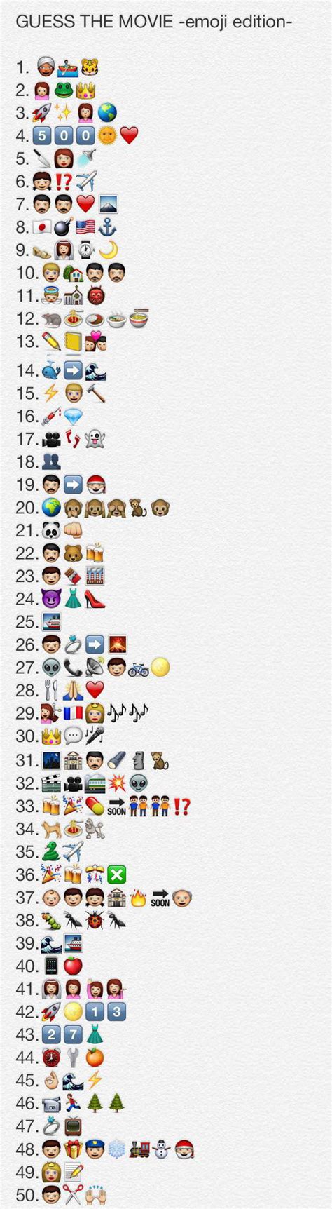 귀엽ㅠㅜㅜㅠ Guess the movie Guess the emoji Emoji quiz