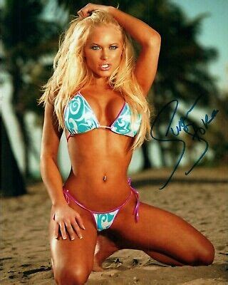 Suzanne Stokes Signed Photo X A Playbabe Playmate Of The Month Feb EBay
