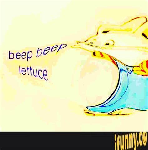 deep deep fried lettuce beep beep lettuce   meme