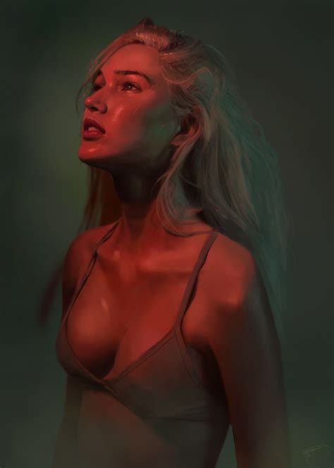 Judith Thomas BIGNON Digital Painting Portrait Portraiture