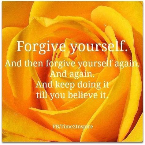 Learning To Forgive Yourself Is An Important Part Of Recovery