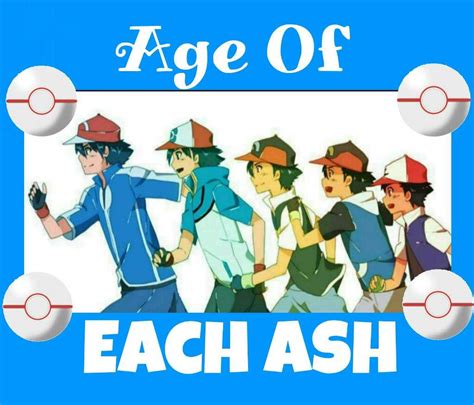 Age Of Each Ash Pokémon Amino