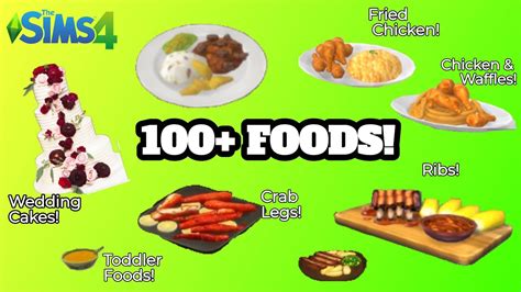 Sims 4 Realistic Food Mod