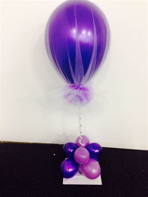 Tulle Balloon With Matching Tulle Pom Pom Tulle Balloons Tulle Poms