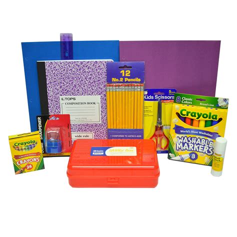 Standard Kindergarten School Supply Kit 003 Sskkin Backpack Gear Inc