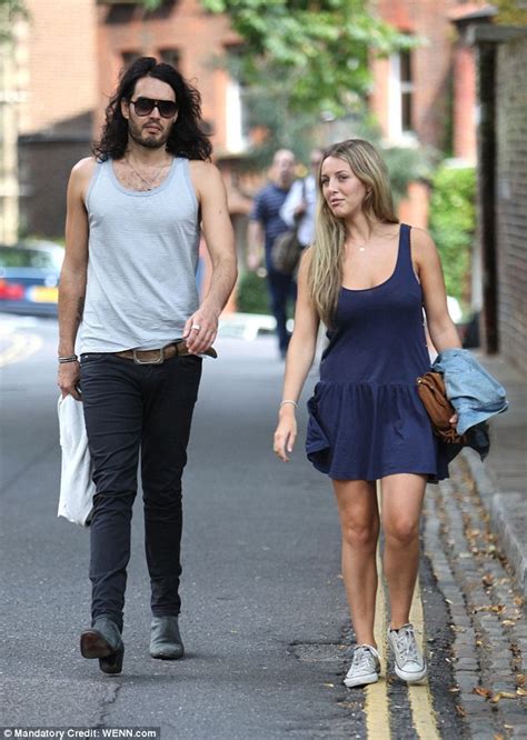 Russell Brand Wraps His Arm Around Kirsty Gallachers Sister Laura