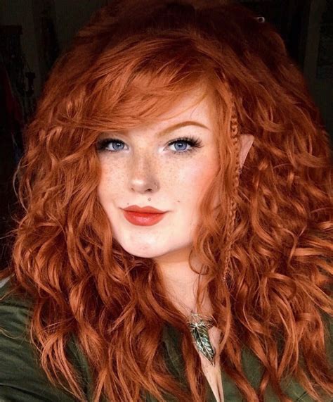 ᏝízᏜ ᏝᏜcε Schöne rote haare Lange rote haare Lockige