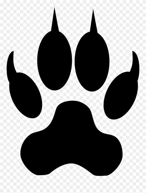 Download High Quality Paw Prints Clipart Wolf Transparent Png Images