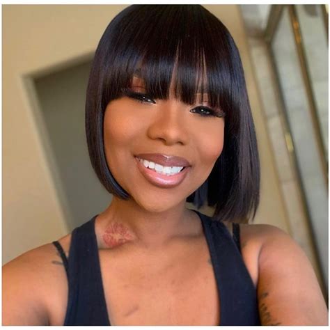 Pictures Of Weaves With Bangs Fashion Style