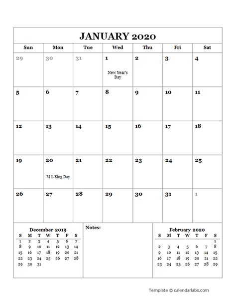 Monthly Calendar Printable 2020 Portrait Monday Start Example Riset