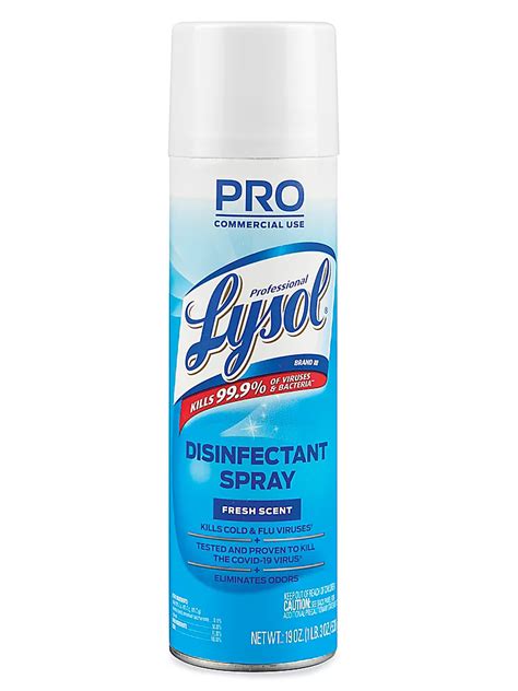 Lysol® Disinfectant Spray Fresh Scent 19 Oz Spray Can S 7139 Uline