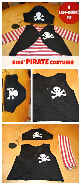 Easy Homemade Pirate Costume - For Kids - AppleGreen Cottage | Pirate costume diy, Pirate ...