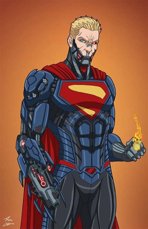 Grandmaster Cyborg Supermanearth 27 Dc Comics Art Superman Art